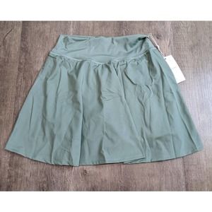 NWT Buff Bunny Tennis Active Skort Size XL Women's Green Short Skirt